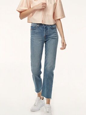 Levi’s Wedgie Fit Jeans – Premium Medium Blue (22861‑0034) – Size 24 NWOT